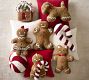 Decorated Gingerbread House Shaped Pillow