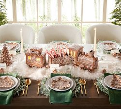 Gingerbread Snowflake Stoneware Appetizer Plates - Set of 4