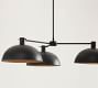 Caufield Metal 3-Arm Chandelier (32&quot;)