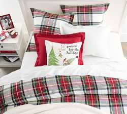 Gnome For The Holidays Embroidered Pillow Cover