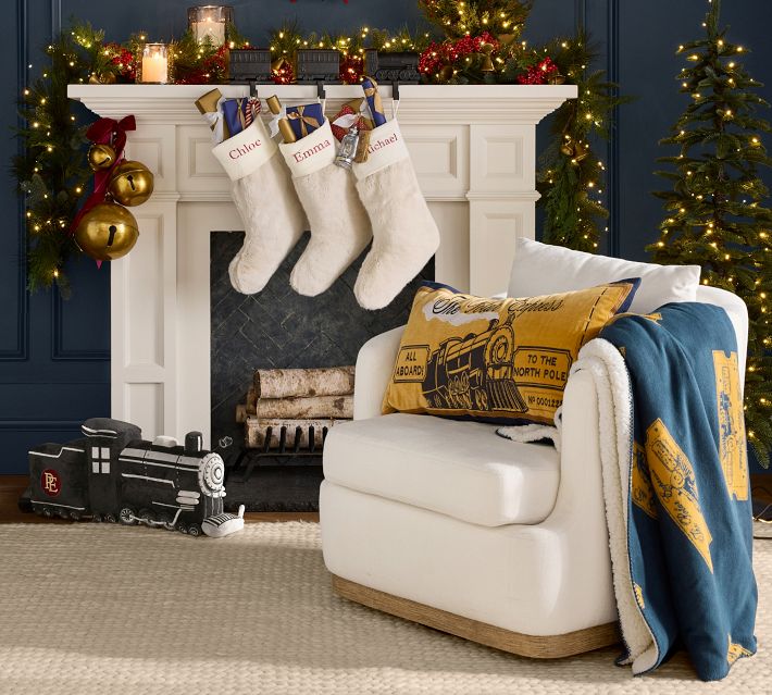 The Polar Express™ Stocking Holder | Pottery Barn