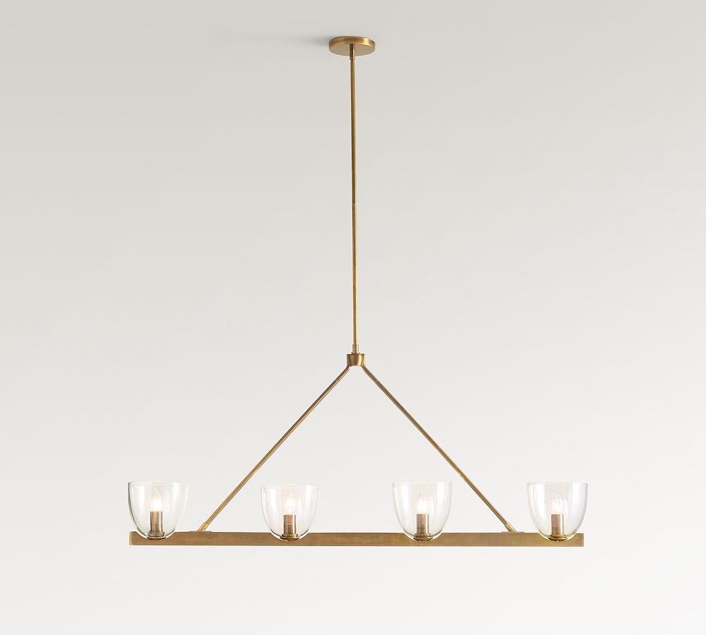 Chamberlin Metal Linear Chandelier (48&quot;)