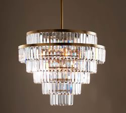 Gemma Crystal Round Chandelier (19&quot;-26&quot;)