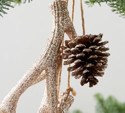 Glitter Antler Cluster Ornament