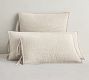 Pick-Stitch Handcrafted Cotton/Linen Quilted Sham