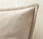 Pieced Suede Pillow