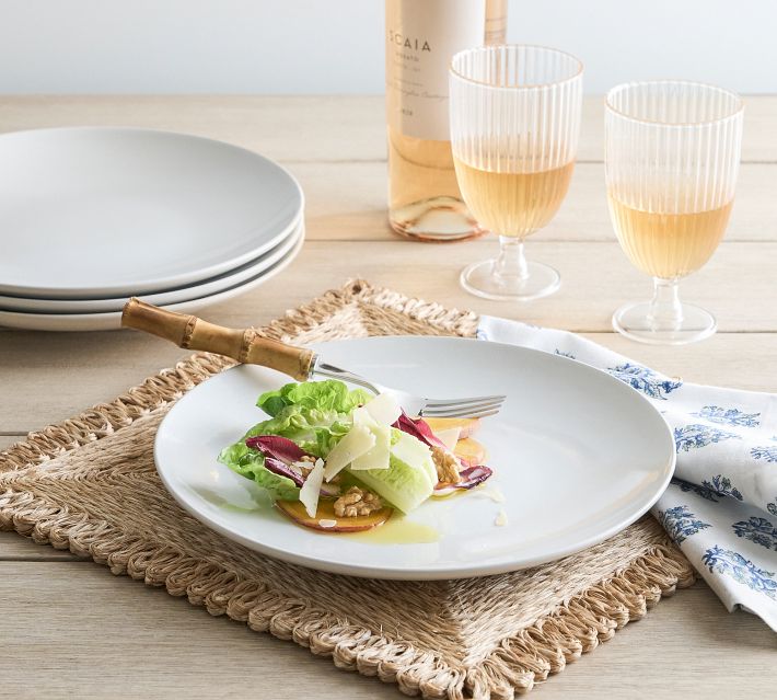 Mason Stoneware Dinner Plates- Ivory