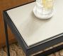 Presidio Rectangular Stone Side Table (22.5&quot;)