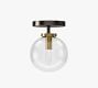 Camryn Glass Globe Flush Mount (6&quot;)