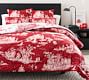 Santa Toile Reversible Percale Comforter