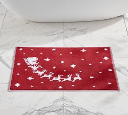 Sleigh Bell Jacquard Bath Rug