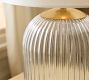 Cooper Ribbed Glass Table Lamp (19&quot;-30&quot;)