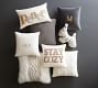 Sherpa Tree &amp; Snowflake Pillow