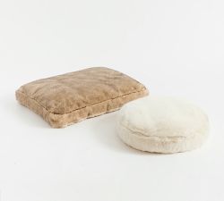 Mink Faux Fur Rectangle Pet Bed