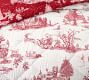 Santa Toile Reversible Percale Comforter