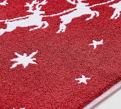 Sleigh Bell Jacquard Bath Rug