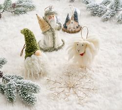 Winter Scene Cloche Ornaments