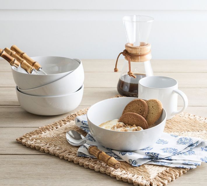 Mason Stoneware Cereal Bowls- Ivory