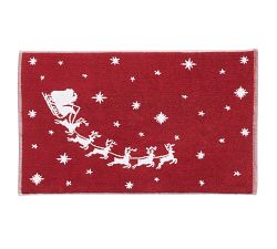 Sleigh Bell Jacquard Bath Rug