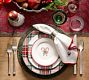 Stewart Plaid Stoneware Dinner Plates - Set of 4