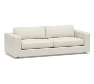 Carmel Square Arm Upholstered Grand Sofa 98.5&quot;, Down Blend Wrapped Cushions, Performance Boucle Oatmeal