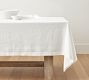 Mason Rectangle Tablecloth, 70x126", White