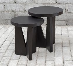 Kate Round Nesting End Table (16&quot;)
