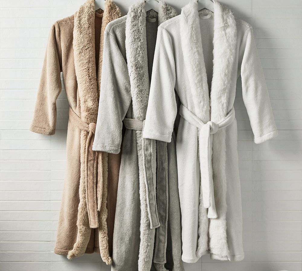 Alpine Faux Fur Robe