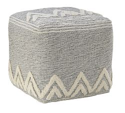 Payden Cotton Geo Pouf