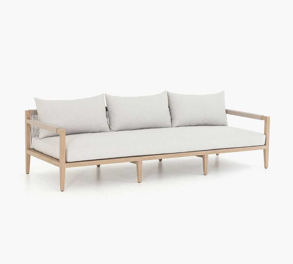 Punta Mita Teak Outdoor Sofa (63&quot;-93&quot;)