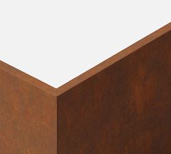 Corten Steel Garden Bed Planters - 24&quot;
