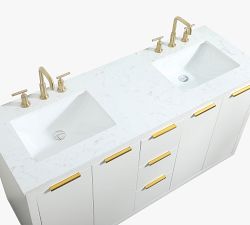 Blake 60-72&quot;Double Sink Vanity