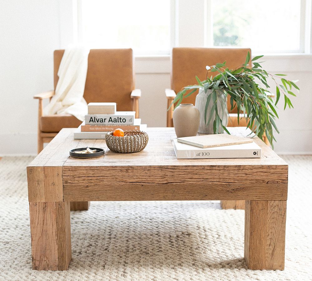 Finnegan Square Reclaimed Wood Coffee Table (39.5&quot;)