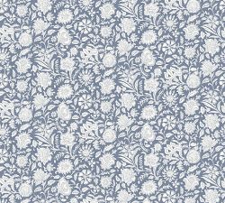 Floral Block Print Wallpaper