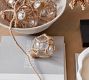 Lit Jute Wrapped Orbs Garland