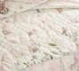 LoveShackFancy Floral Bow Patchwork Embroidered Quilt