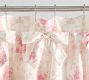 LoveShackFancy Pink Rose Ruffle Shower Curtain