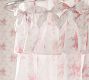 LoveShackFancy Pink Rose Ruffle Shower Curtain