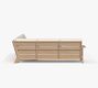 Modern Farmhouse 2-Piece Sofa Outdoor Sectional (134&quot;)