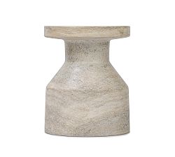 Omen Round Concrete End Table (13&quot;)