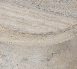 Omen Round Concrete End Table (13&quot;)