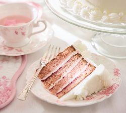 LoveShackFancy Pink Rose Appetizer Plates - Set of 4