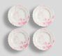LoveShackFancy Pink Rose Appetizer Plates - Set of 4