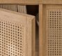 Marina Cane Storage Cabinet Desk (126&quot;)