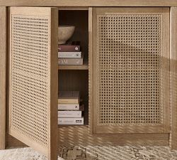 Marina Cane Tall 2-Piece Storage Shelf (36&quot;)