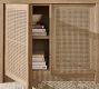 Marina Cane Storage Cabinet Desk (126&quot;)