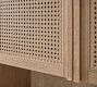 Marina Cane Storage Cabinet Desk (126&quot;)