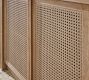 Marina Cane Storage Cabinet Desk (126&quot;)