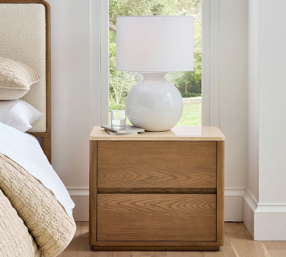 Kona Travertine Nightstand (26&quot;)