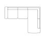 Left Loveseat + Right Return Bumper